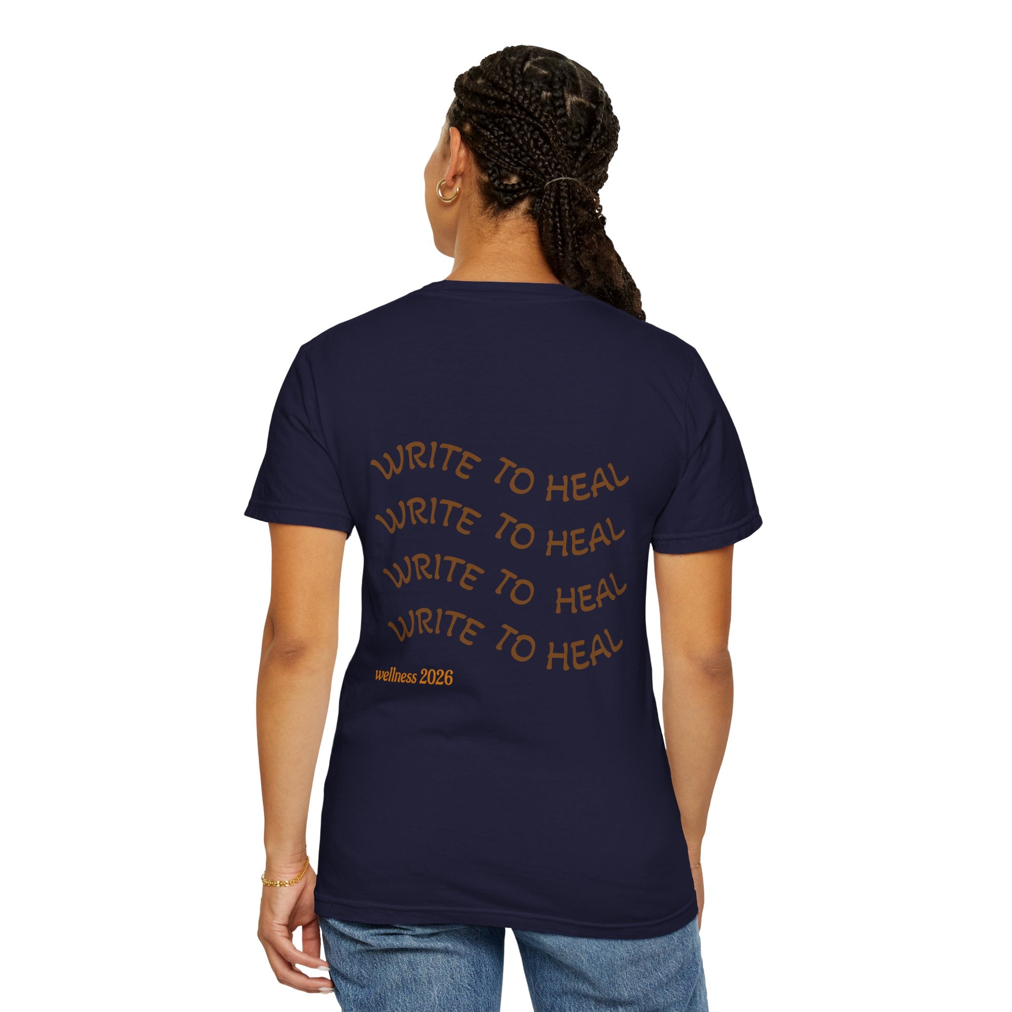 Every Warrior Wellness T-Shirt — “Write to Heal” Mental Health Awareness Tee