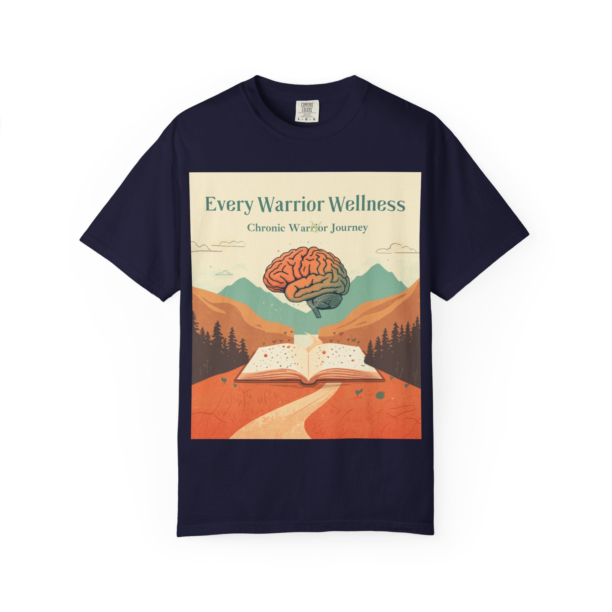 Every Warrior Wellness T-Shirt — “Write to Heal” Mental Health Awareness Tee