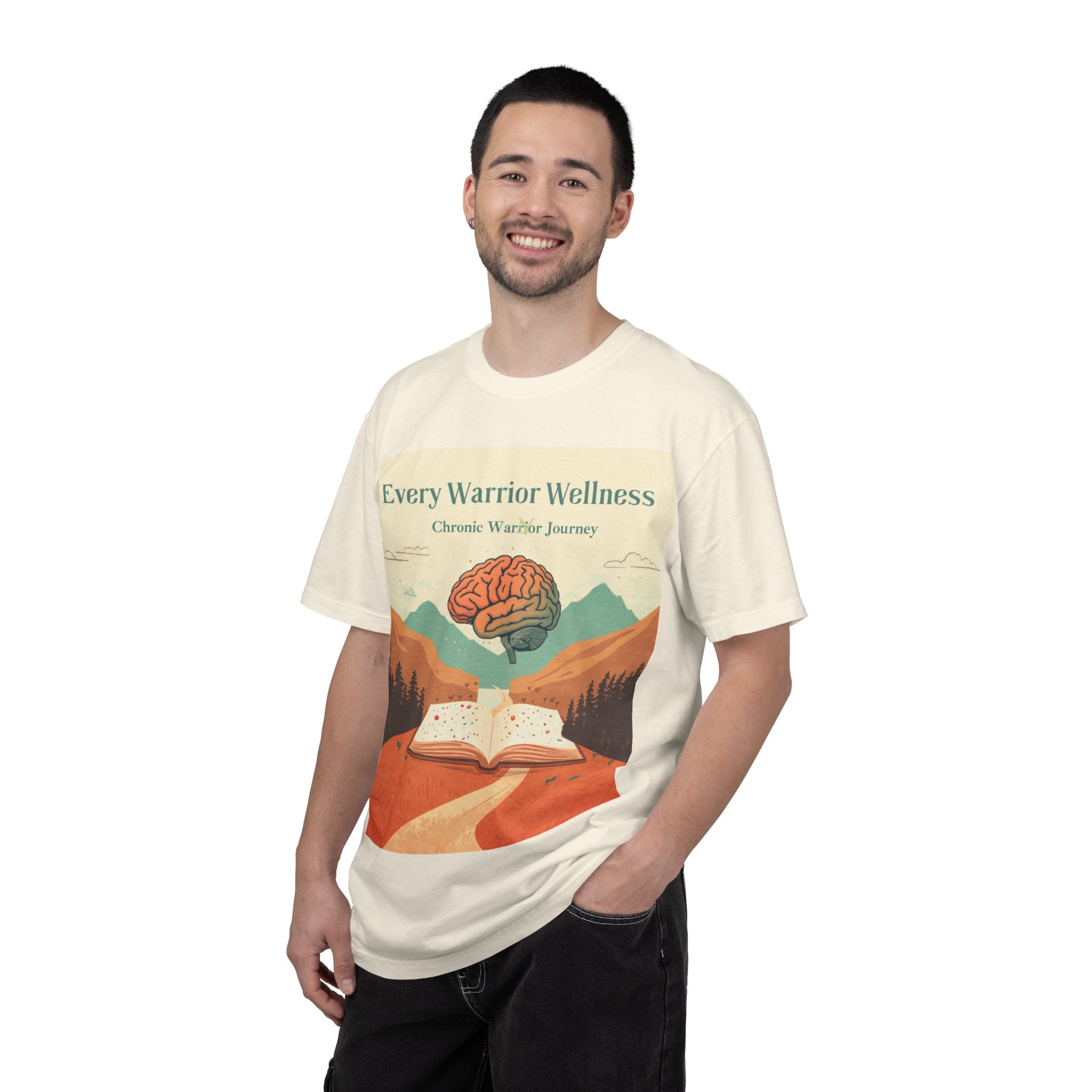 Every Warrior Wellness T-Shirt — “Write to Heal” Mental Health Awareness Tee