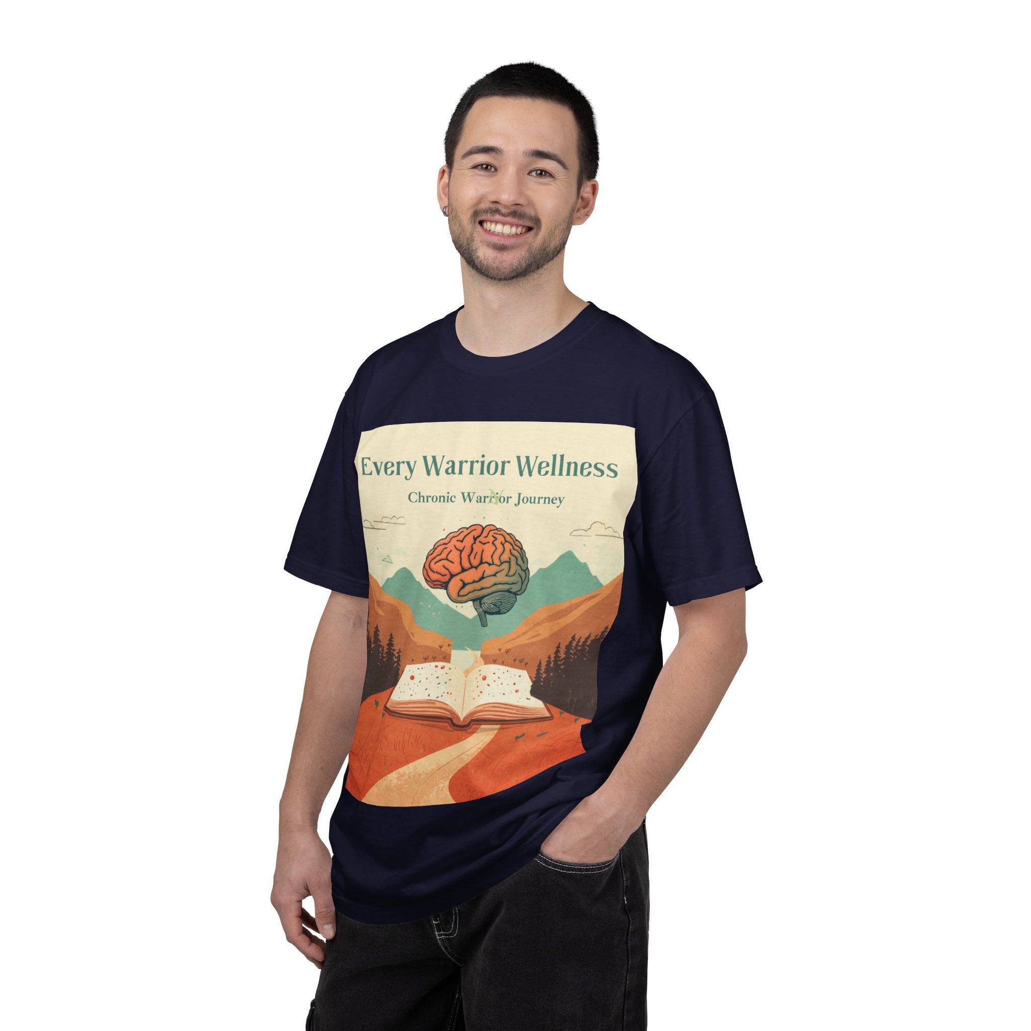 Every Warrior Wellness T-Shirt — “Write to Heal” Mental Health Awareness Tee
