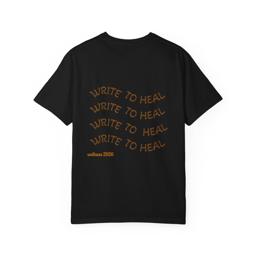 Every Warrior Wellness T-Shirt — “Write to Heal” Mental Health Awareness Tee