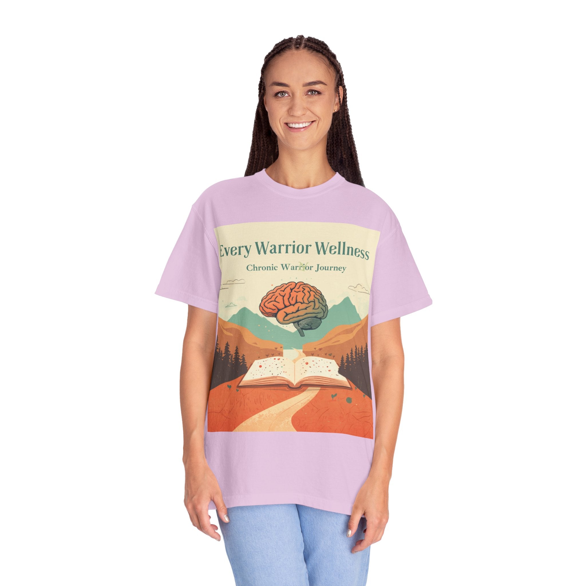 Every Warrior Wellness T-Shirt — “Write to Heal” Mental Health Awareness Tee