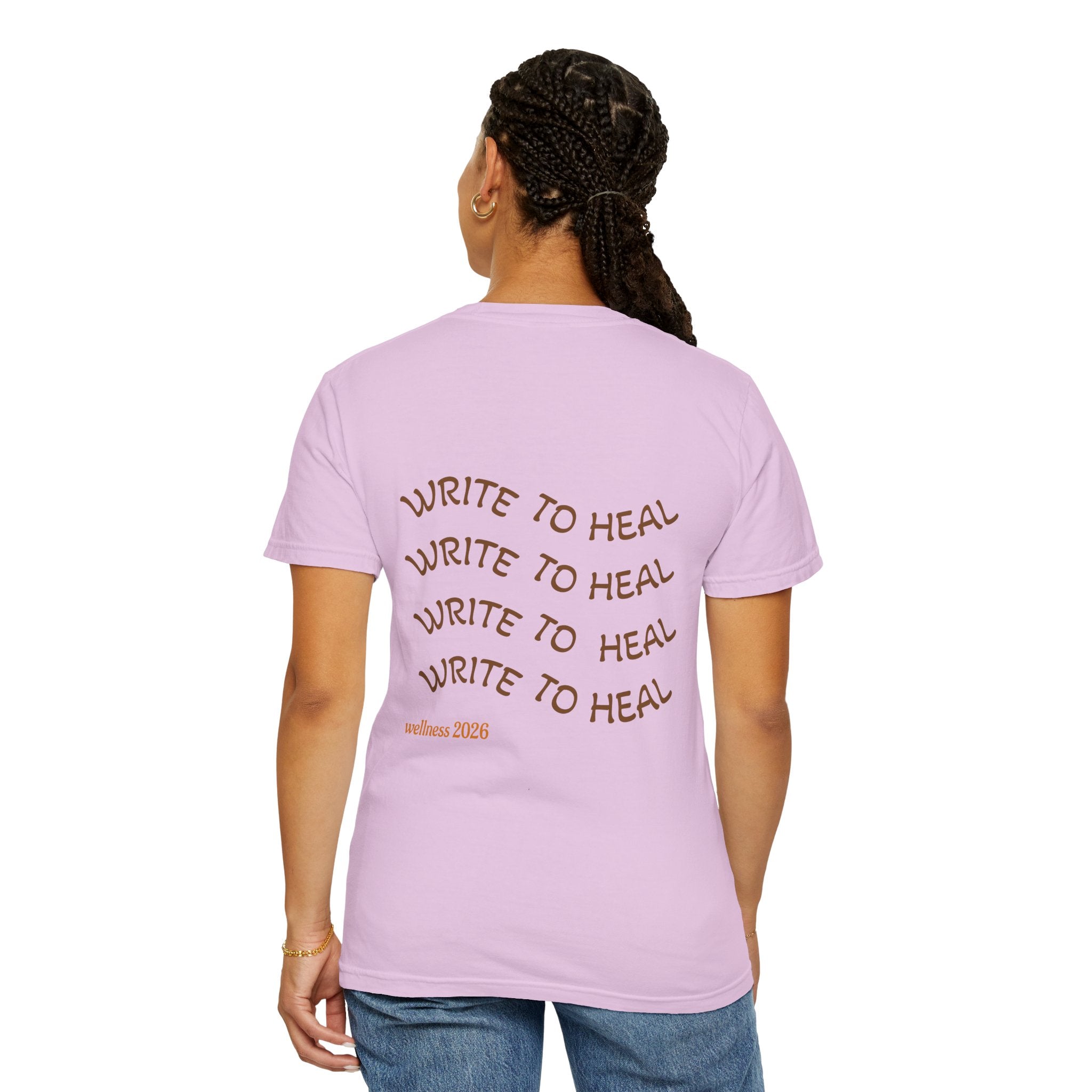 Every Warrior Wellness T-Shirt — “Write to Heal” Mental Health Awareness Tee