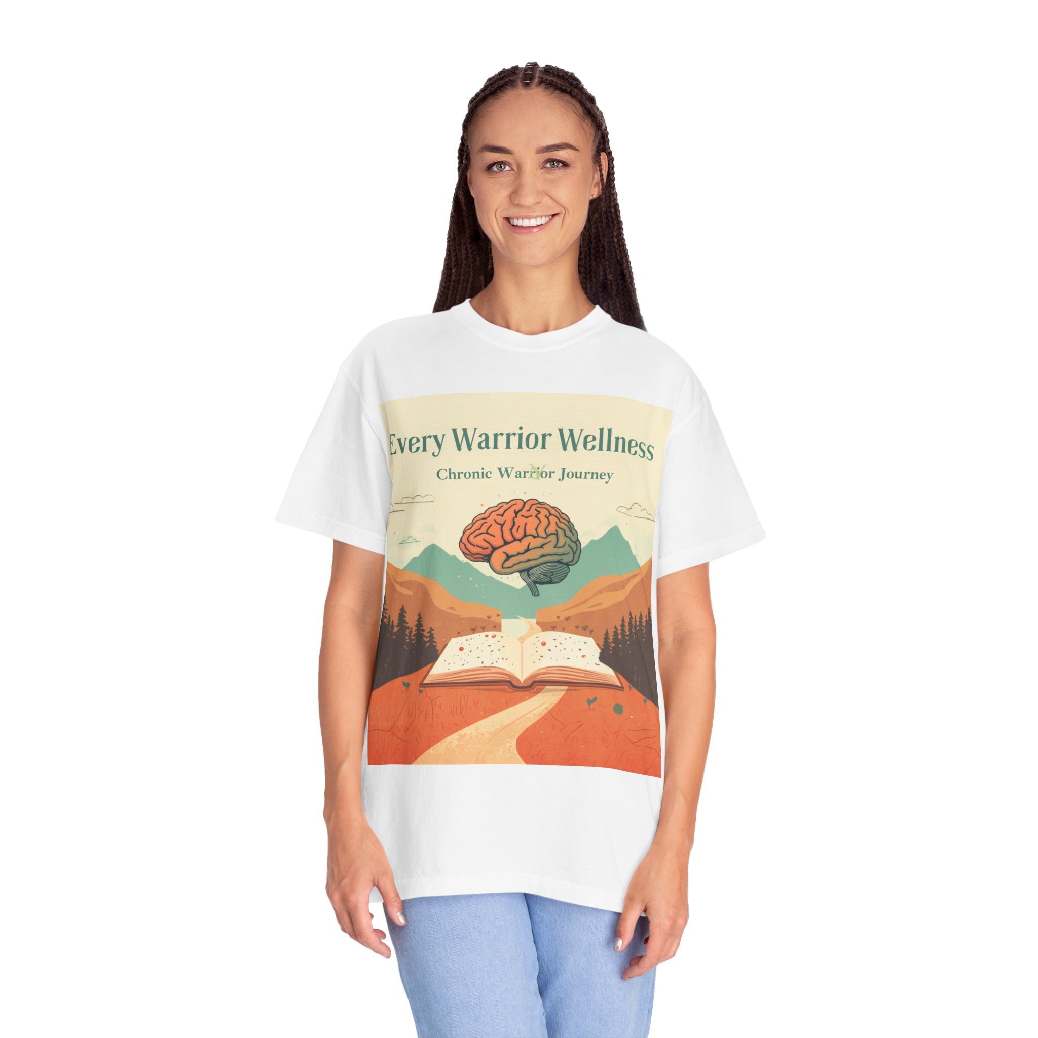 Every Warrior Wellness T-Shirt — “Write to Heal” Mental Health Awareness Tee