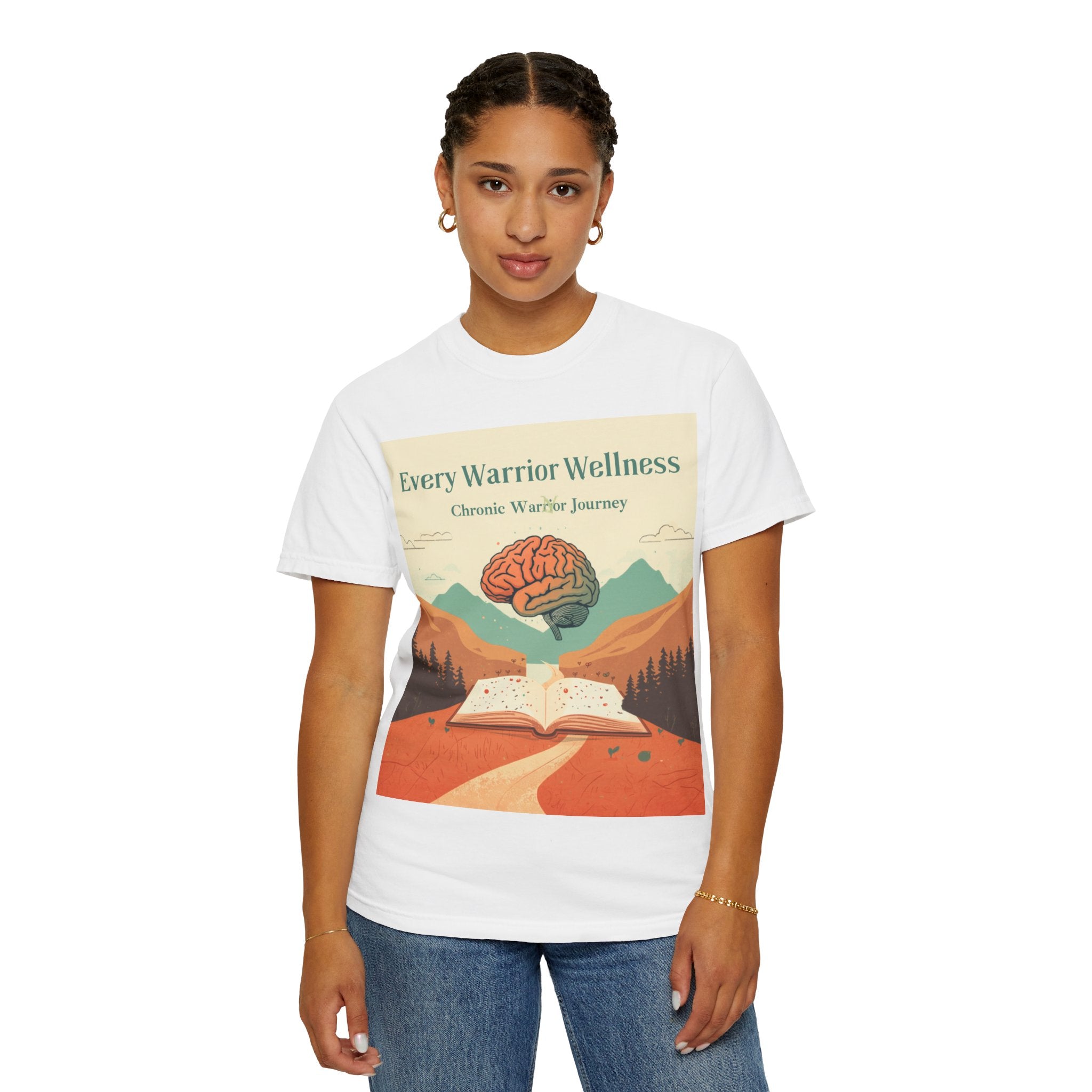 Every Warrior Wellness T-Shirt — “Write to Heal” Mental Health Awareness Tee