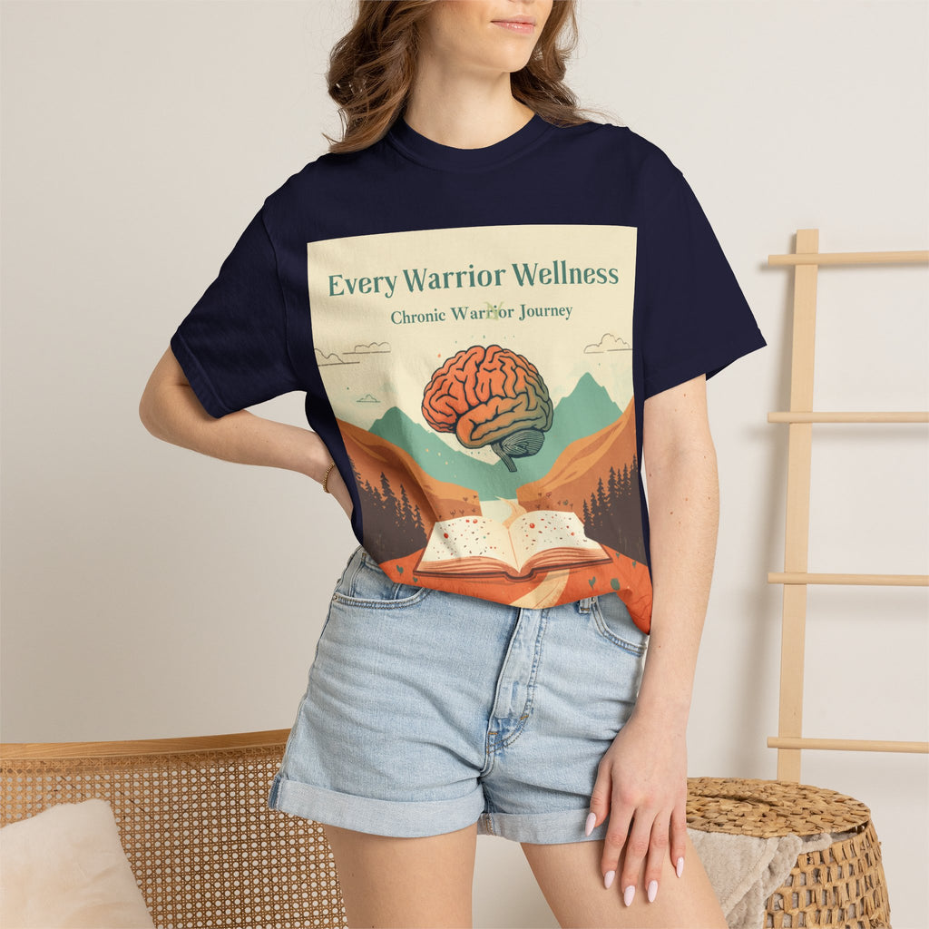 Every Warrior Wellness T-Shirt — “Write to Heal” Mental Health Awareness Tee