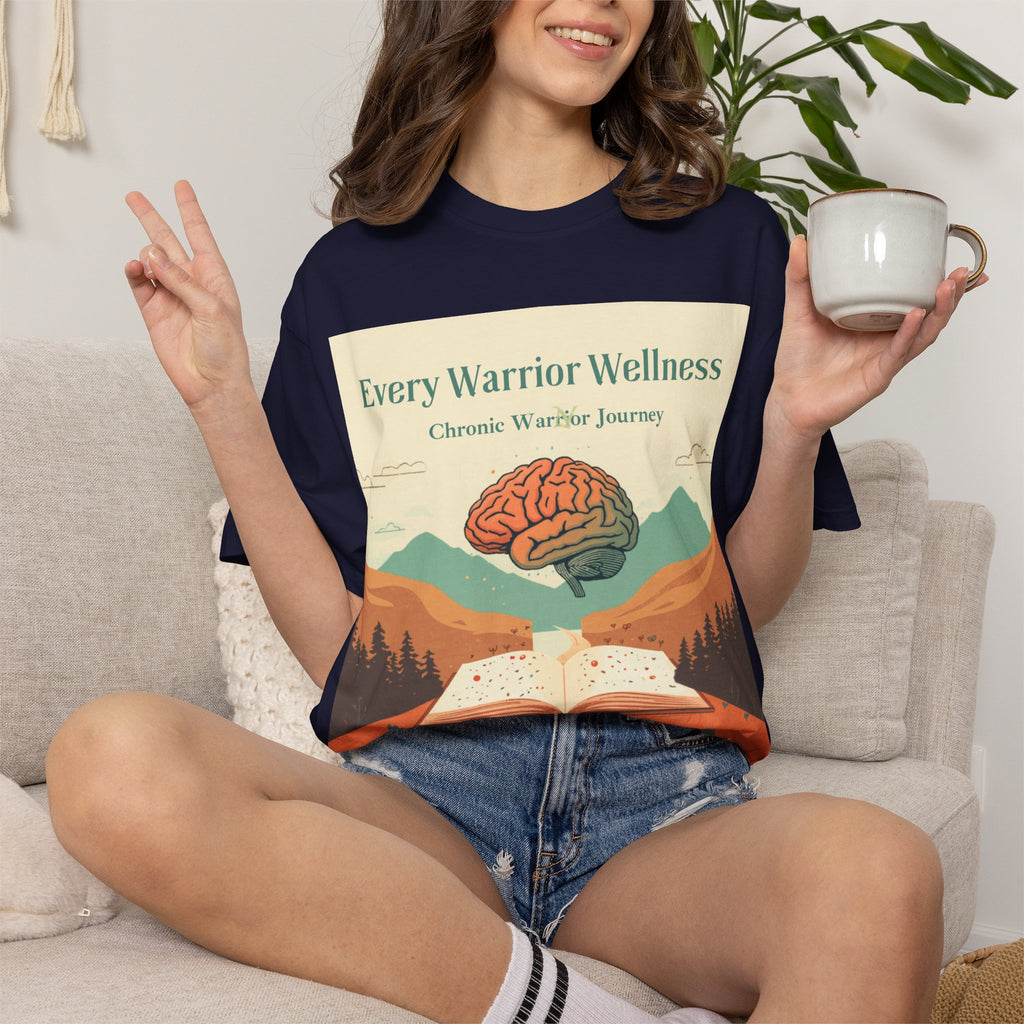 Every Warrior Wellness T-Shirt — “Write to Heal” Mental Health Awareness Tee
