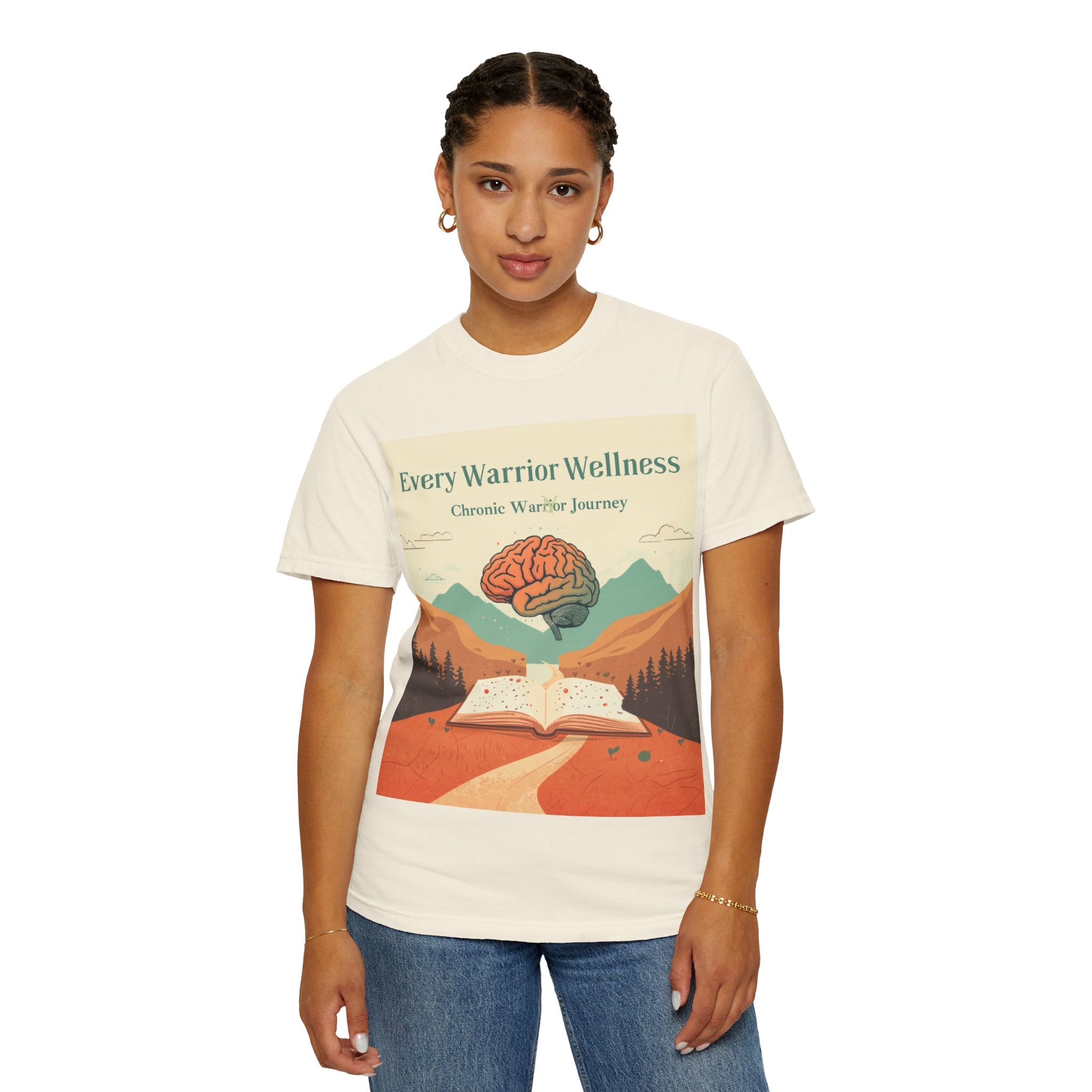 Every Warrior Wellness T-Shirt — “Write to Heal” Mental Health Awareness Tee
