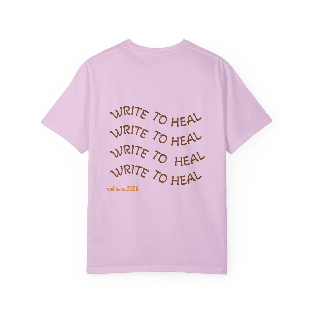 Every Warrior Wellness T-Shirt — “Write to Heal” Mental Health Awareness Tee