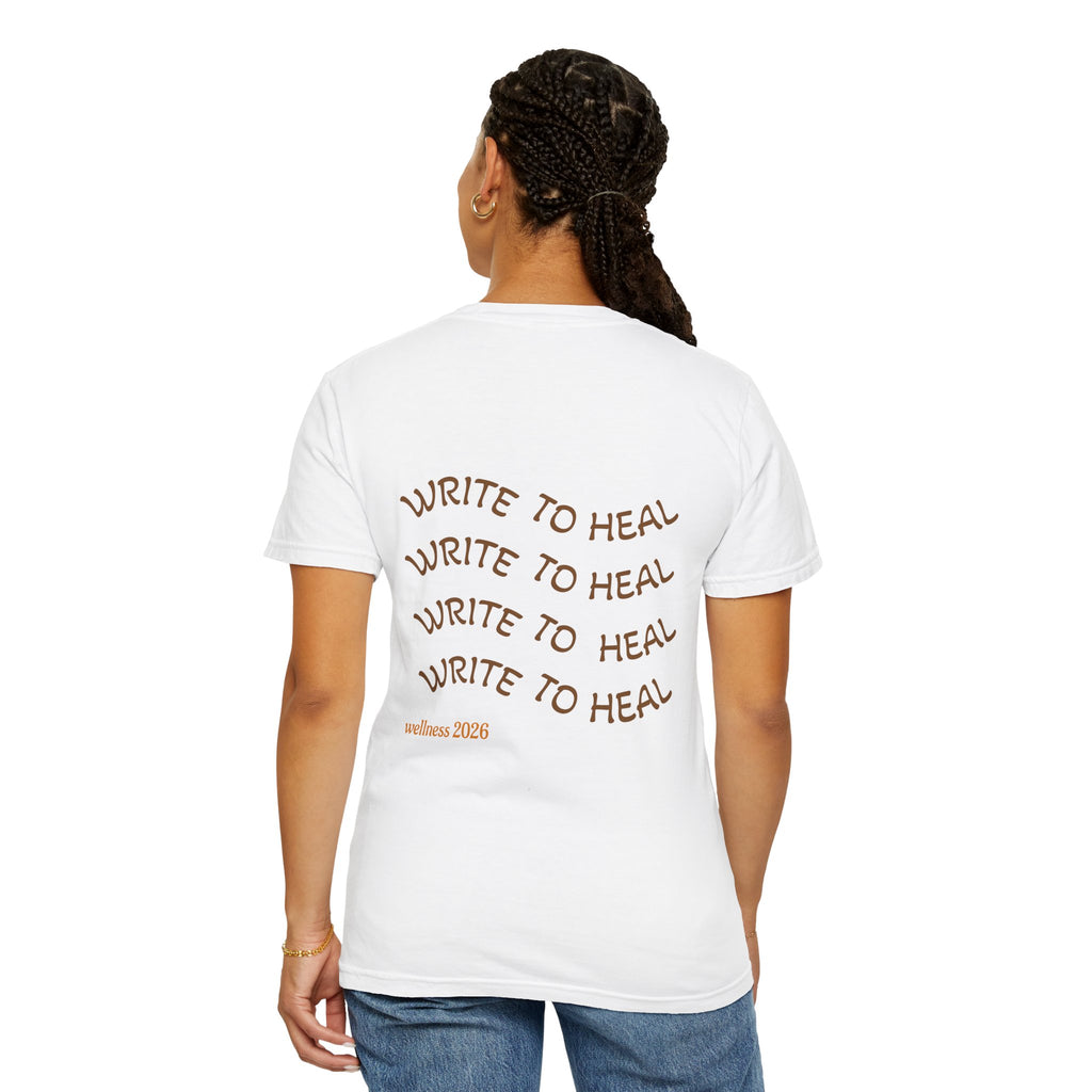 Every Warrior Wellness T-Shirt — “Write to Heal” Mental Health Awareness Tee