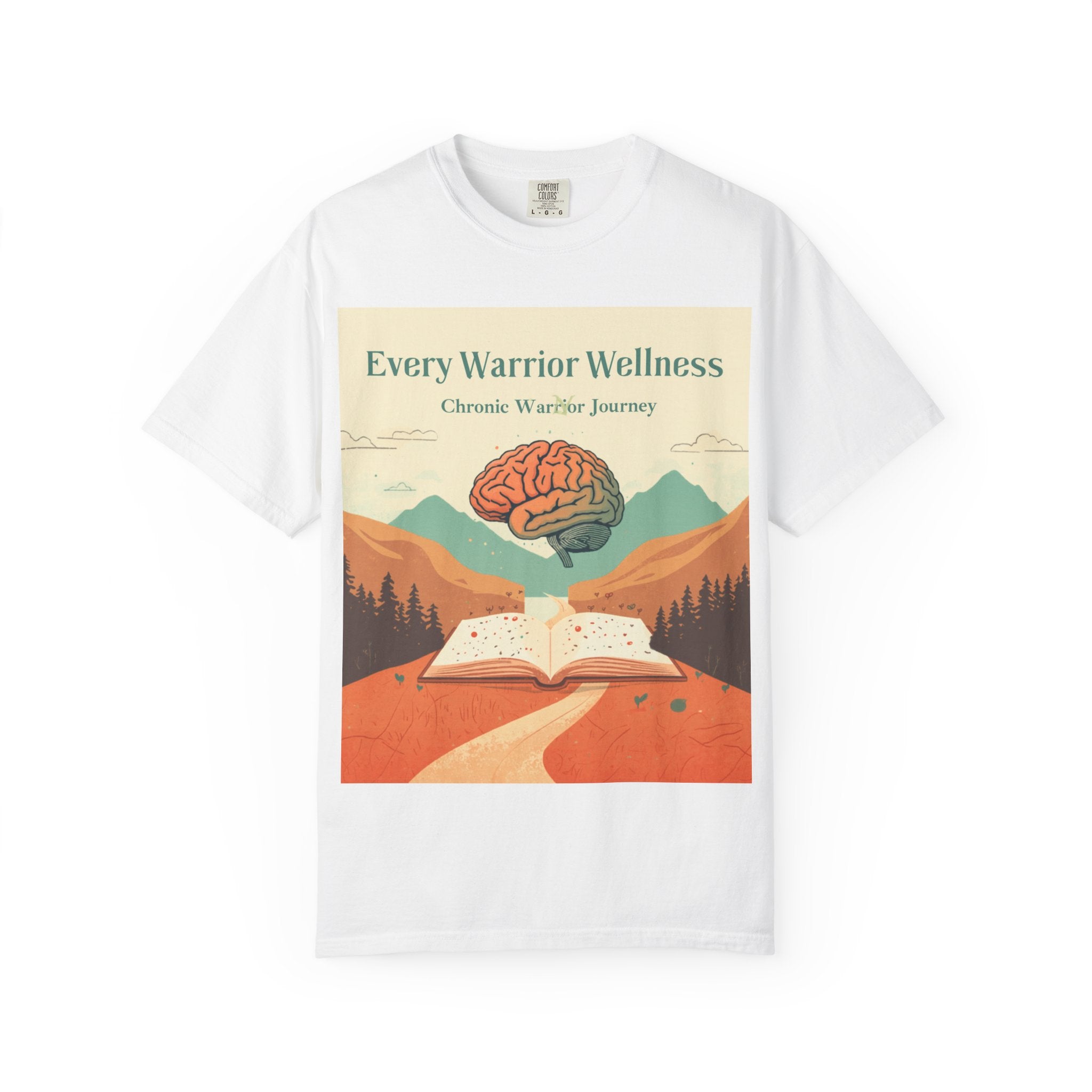 Every Warrior Wellness T-Shirt — “Write to Heal” Mental Health Awareness Tee
