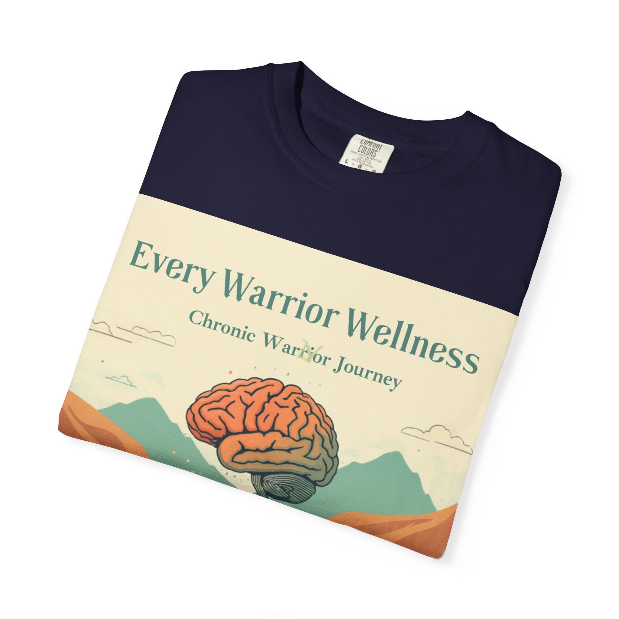 Every Warrior Wellness T-Shirt — “Write to Heal” Mental Health Awareness Tee