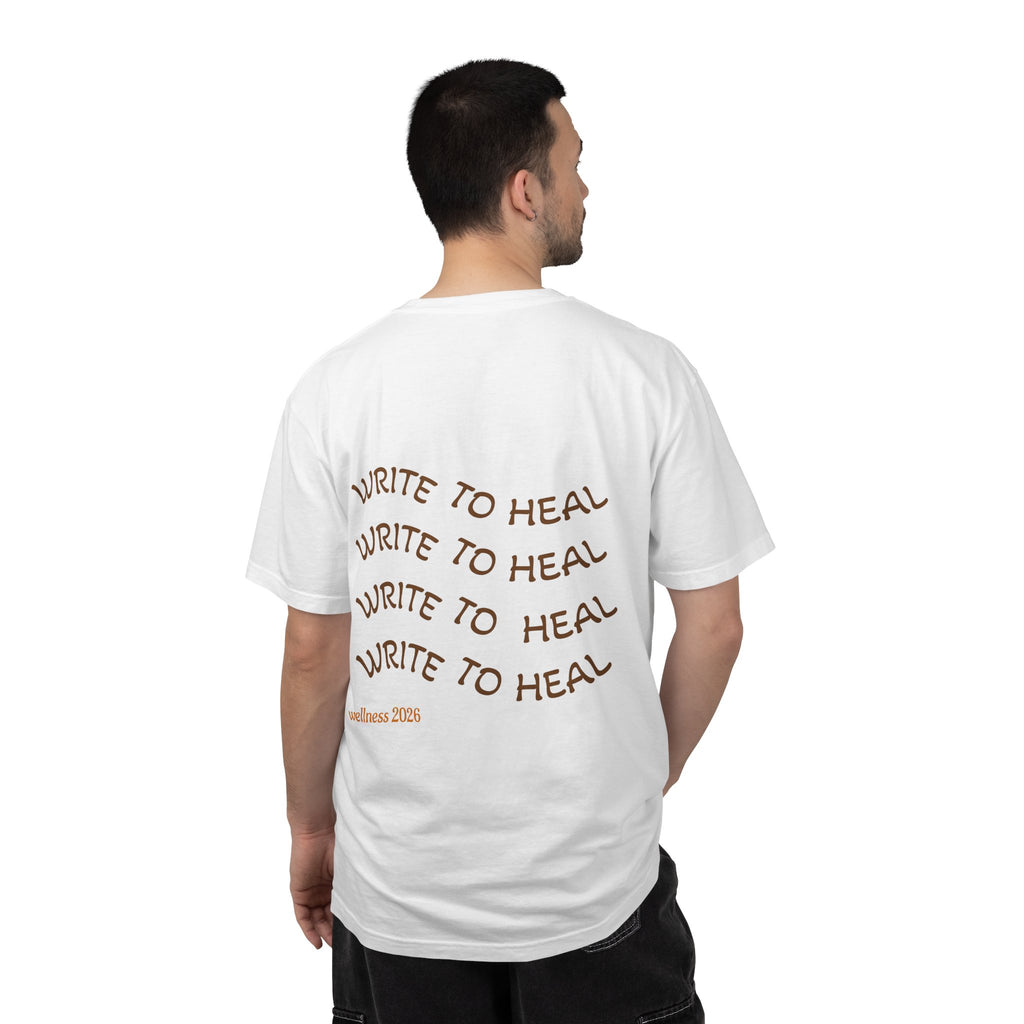 Every Warrior Wellness T-Shirt — “Write to Heal” Mental Health Awareness Tee