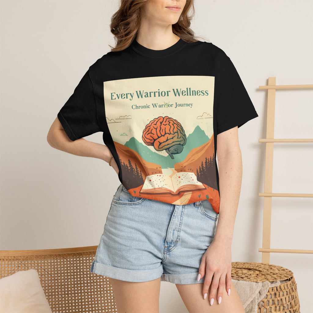 Every Warrior Wellness T-Shirt — “Write to Heal” Mental Health Awareness Tee