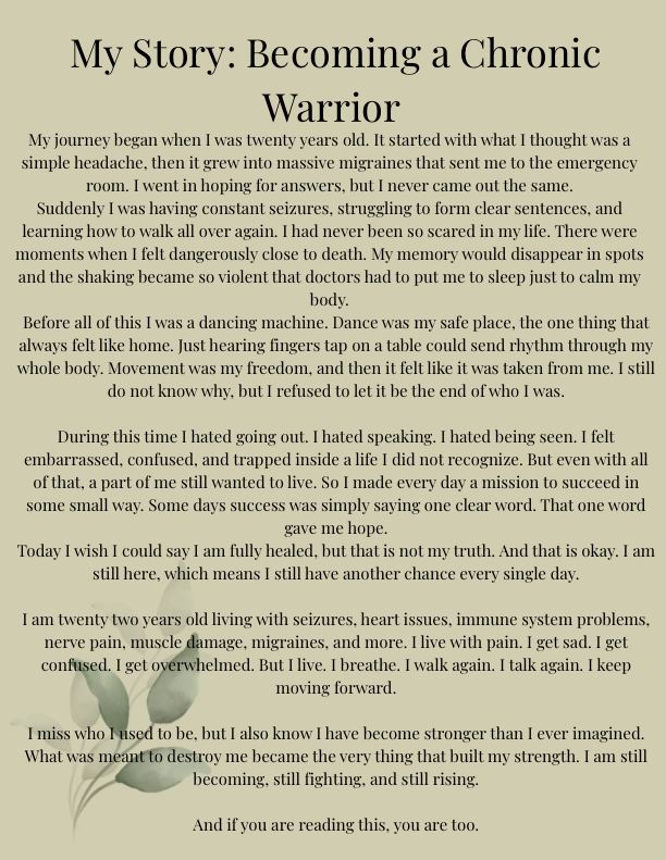 Chronic Warrior Journal
